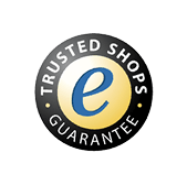 Afbeelding van het Trusted Shops Kwaliteitslabel met de tekst: Trusted Shops Guarantee
